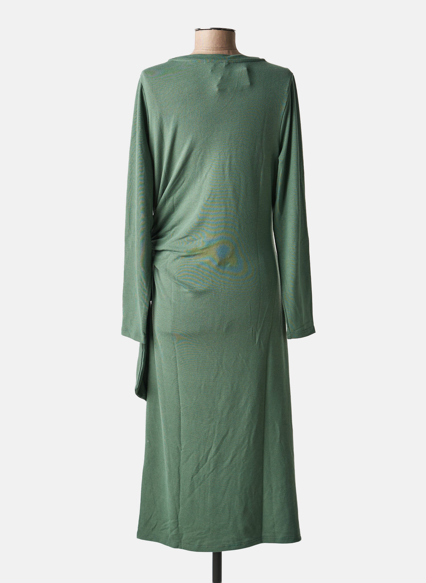 Robe maternité col rond vert NOPPIES femme