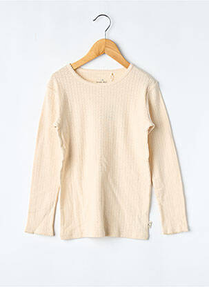 T-shirt beige KONGES SLOJD fille