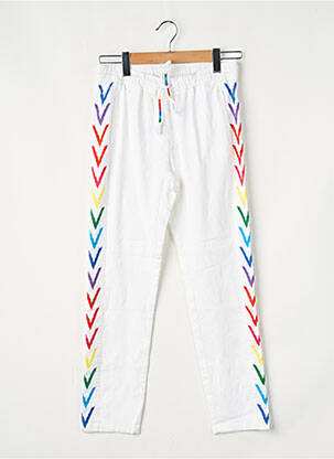 Pantalon droit blanc SACK'S femme