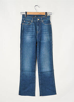 Jeans coupe droite bleu 7 FOR ALL MANKIND femme