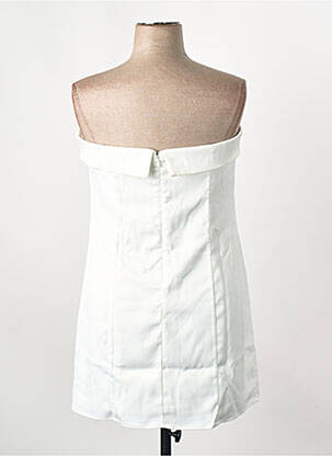 Robe courte blanc GINA TRICOT femme