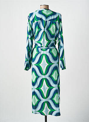 Robe mi-longue vert LA PETITE ETOILE femme