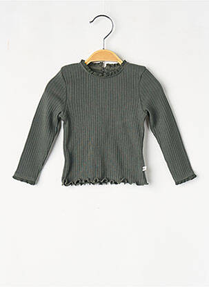 T-shirt vert THE NEW SOCIETY fille