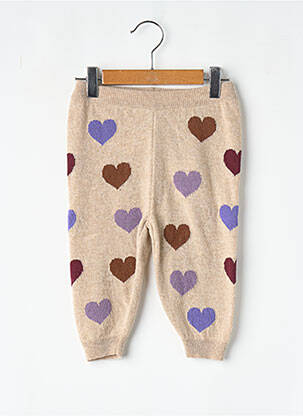 Pantalon droit beige THE NEW SOCIETY fille