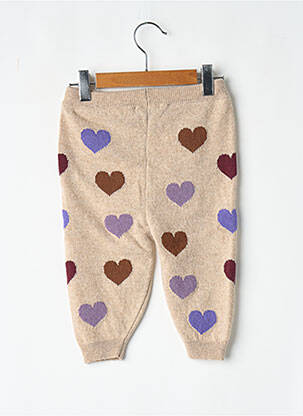 Pantalon droit beige THE NEW SOCIETY fille