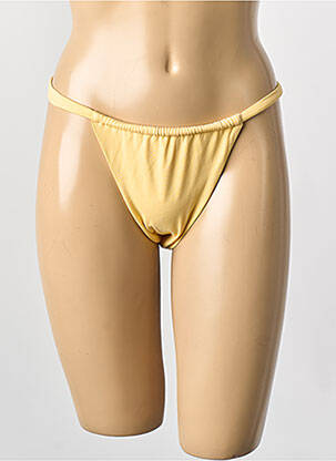 Bas de maillot de bain jaune ROBIN COLLECTION femme