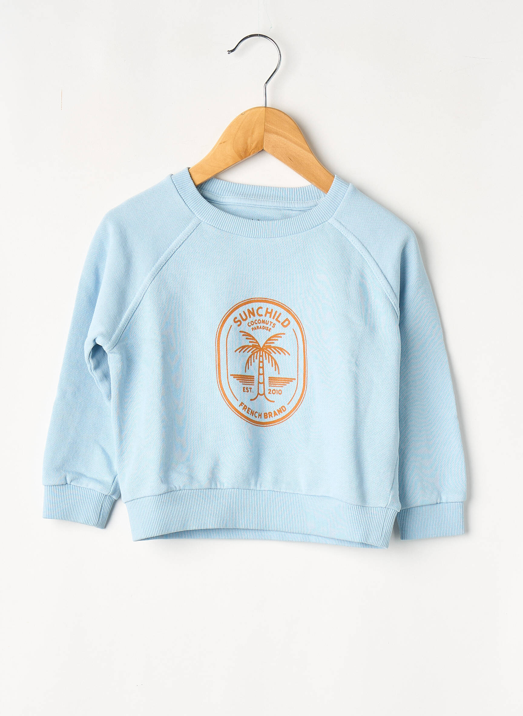 Sweat-shirt bleu SUNCHILD fille