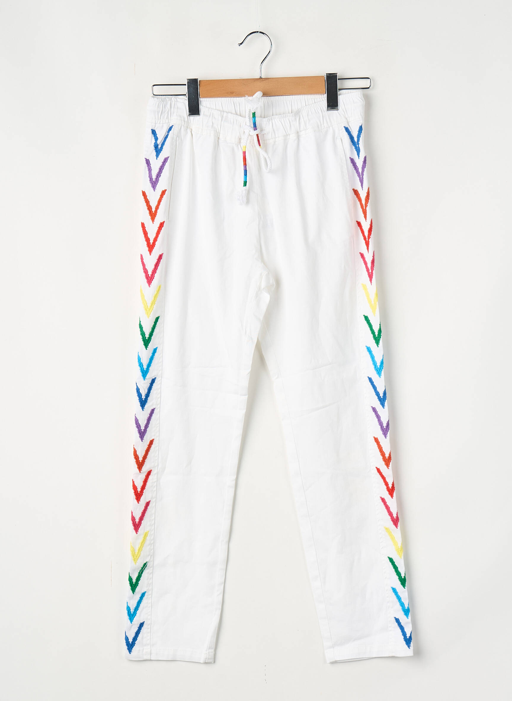 Pantalon droit blanc SACK'S femme