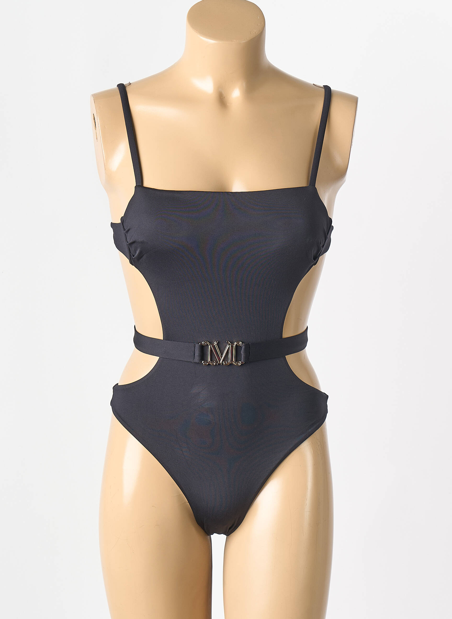 Maillot de bain 1 pièce noir MAX MARA femme