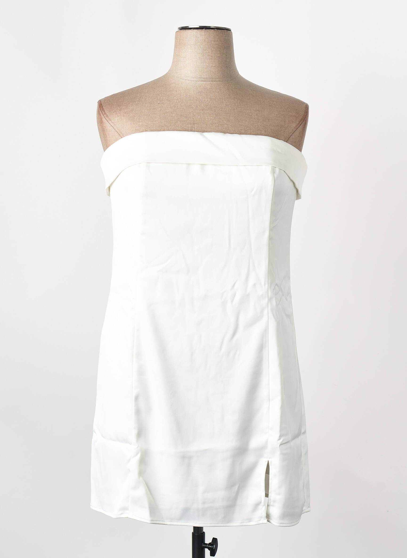 Robe courte blanc GINA TRICOT femme