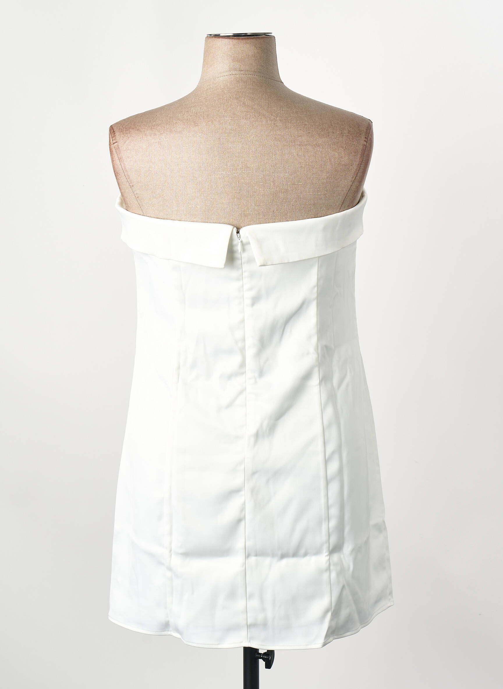 Robe courte blanc GINA TRICOT femme