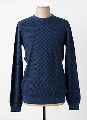 Pull bleu KNOWLEDGE COTTON APPAREL homme