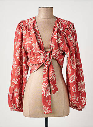 Top rouge THE NEW SOCIETY femme