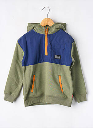 Sweat-shirt à capuche vert LEVI'S garçon