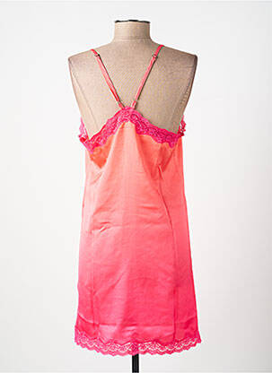 Déshabillé tissage satiné rose LOVE STORIES femme