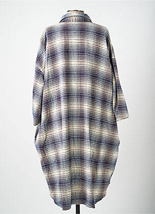 Robe mi-longue bleu BELLEROSE femme