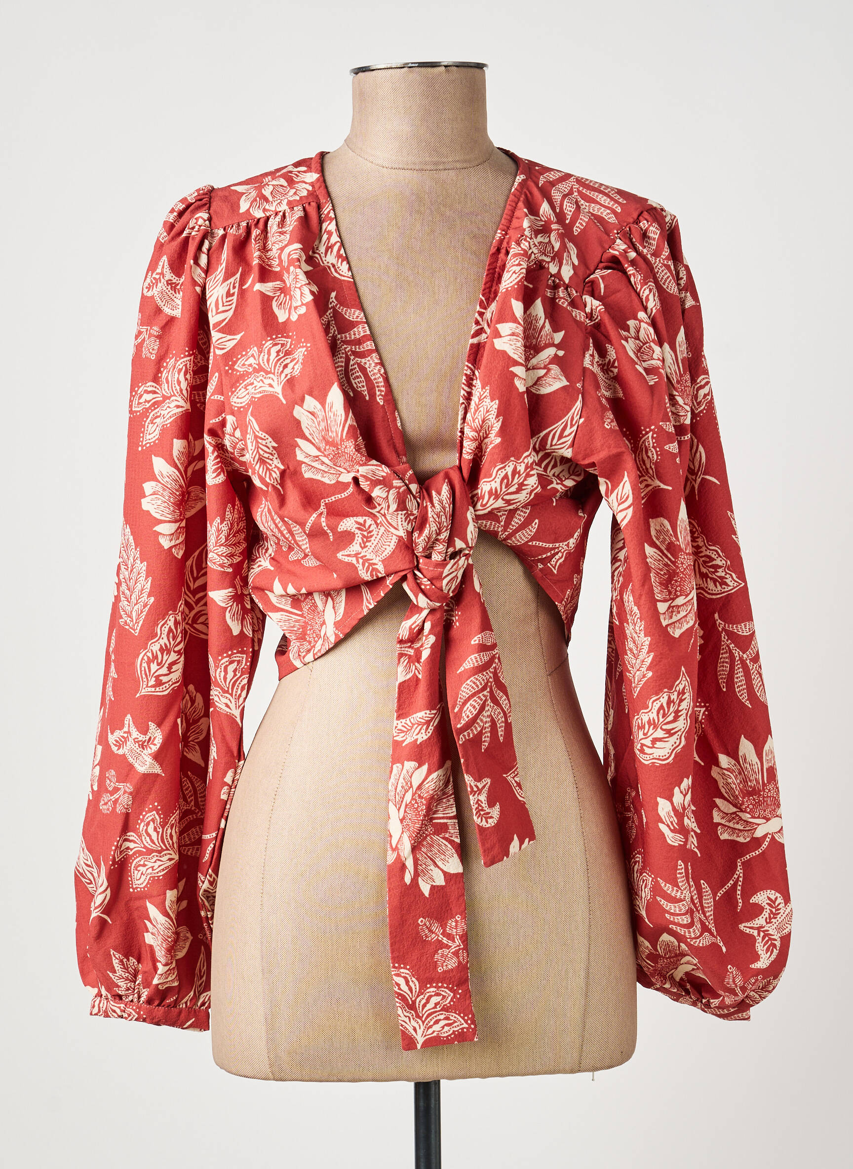 Top rouge THE NEW SOCIETY femme