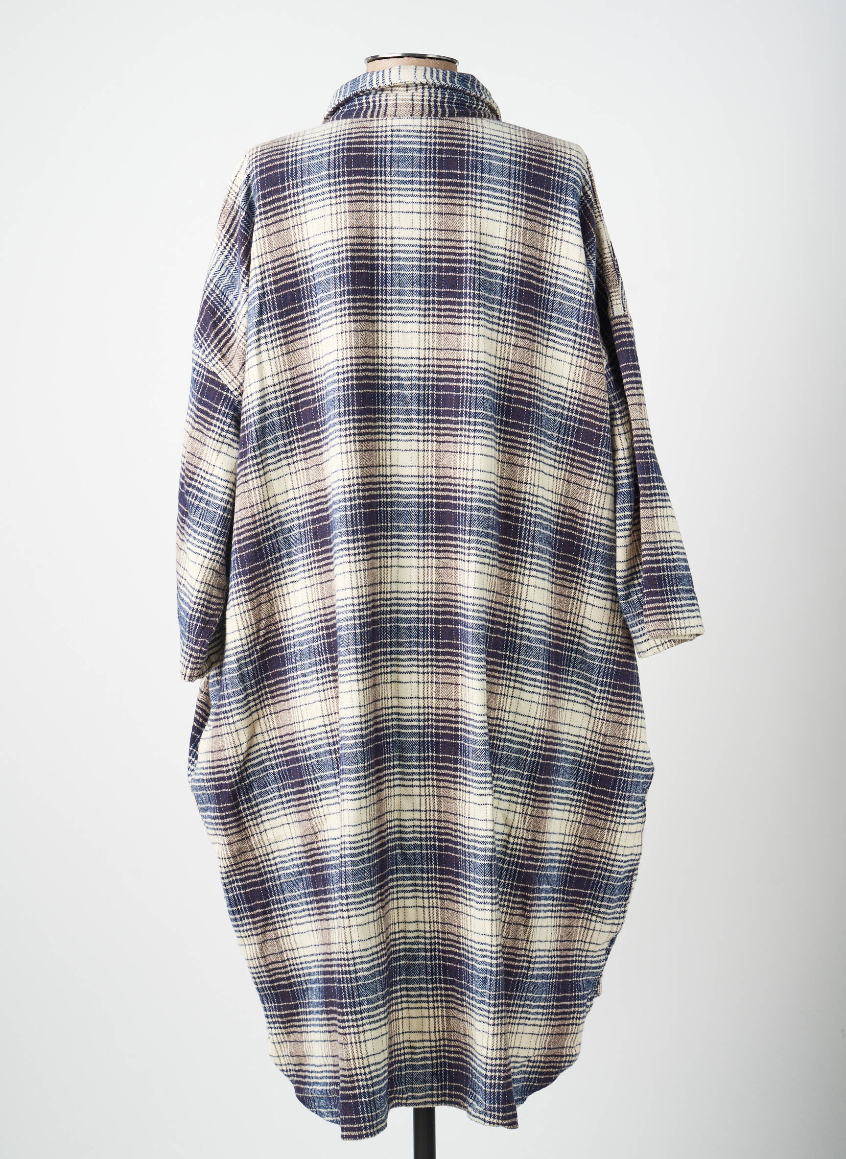 Robe mi-longue bleu BELLEROSE femme
