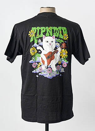 T-shirt noir RIPNDIP homme