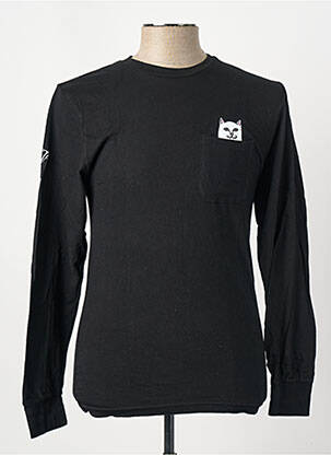 T-shirt noir RIPNDIP homme