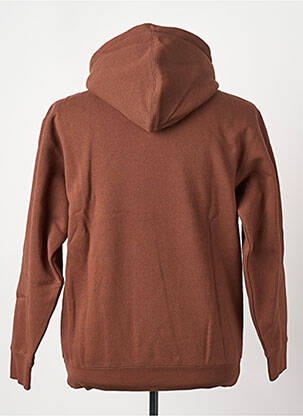 Sweat-shirt à capuche marron OBEY homme