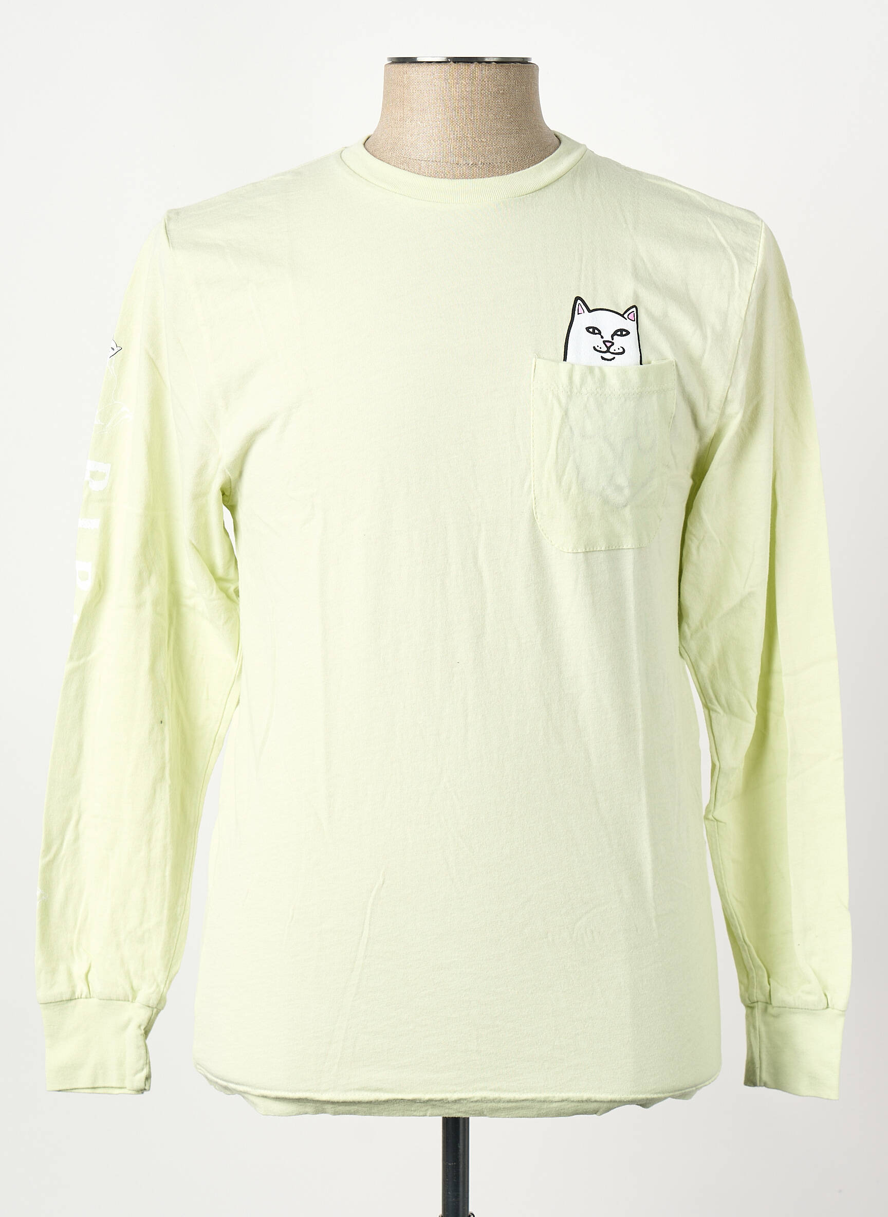 T-shirt vert RIPNDIP homme