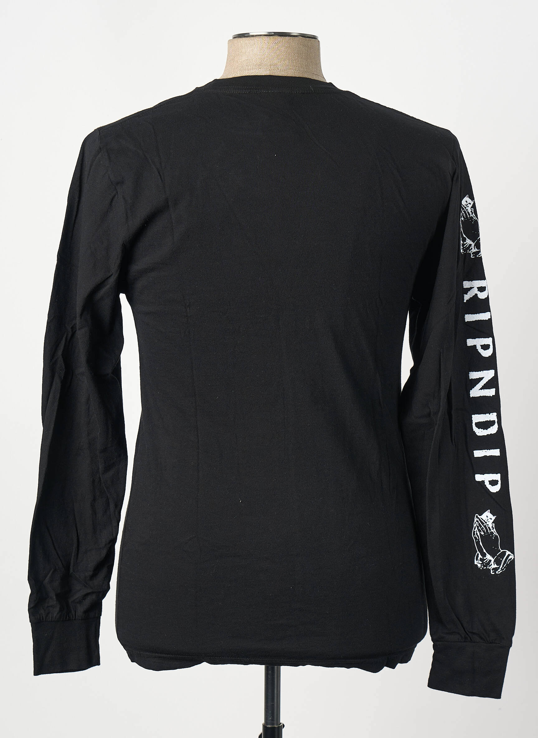T-shirt noir RIPNDIP homme