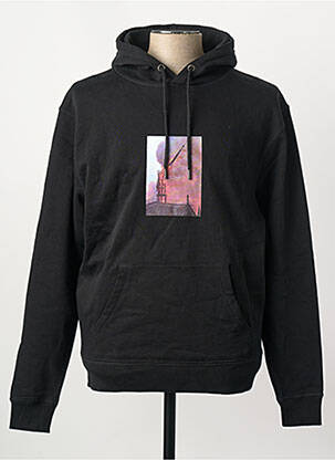 Sweat-shirt à capuche noir WASTED PARIS homme