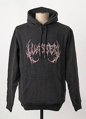 Sweat-shirt à capuche noir WASTED PARIS homme