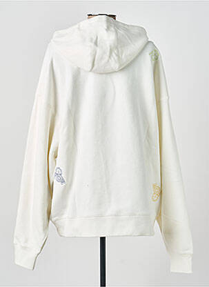 Sweat-shirt à capuche blanc VANS femme