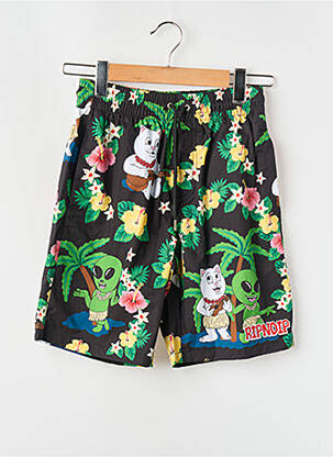 Short de bain noir RIPNDIP homme
