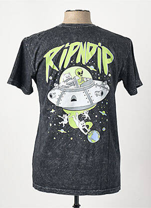 T-shirt noir RIPNDIP homme