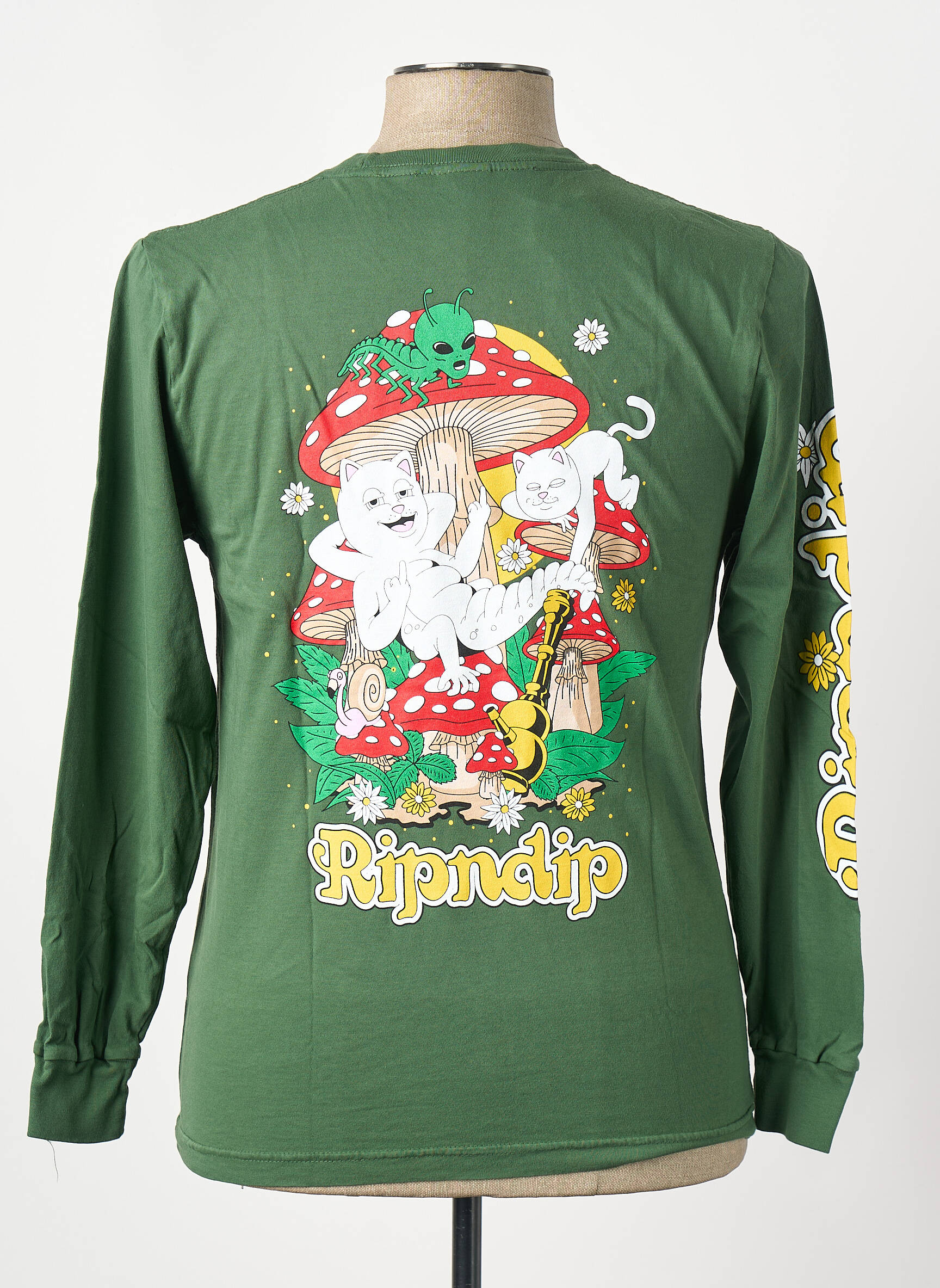 Top vert RIPNDIP homme