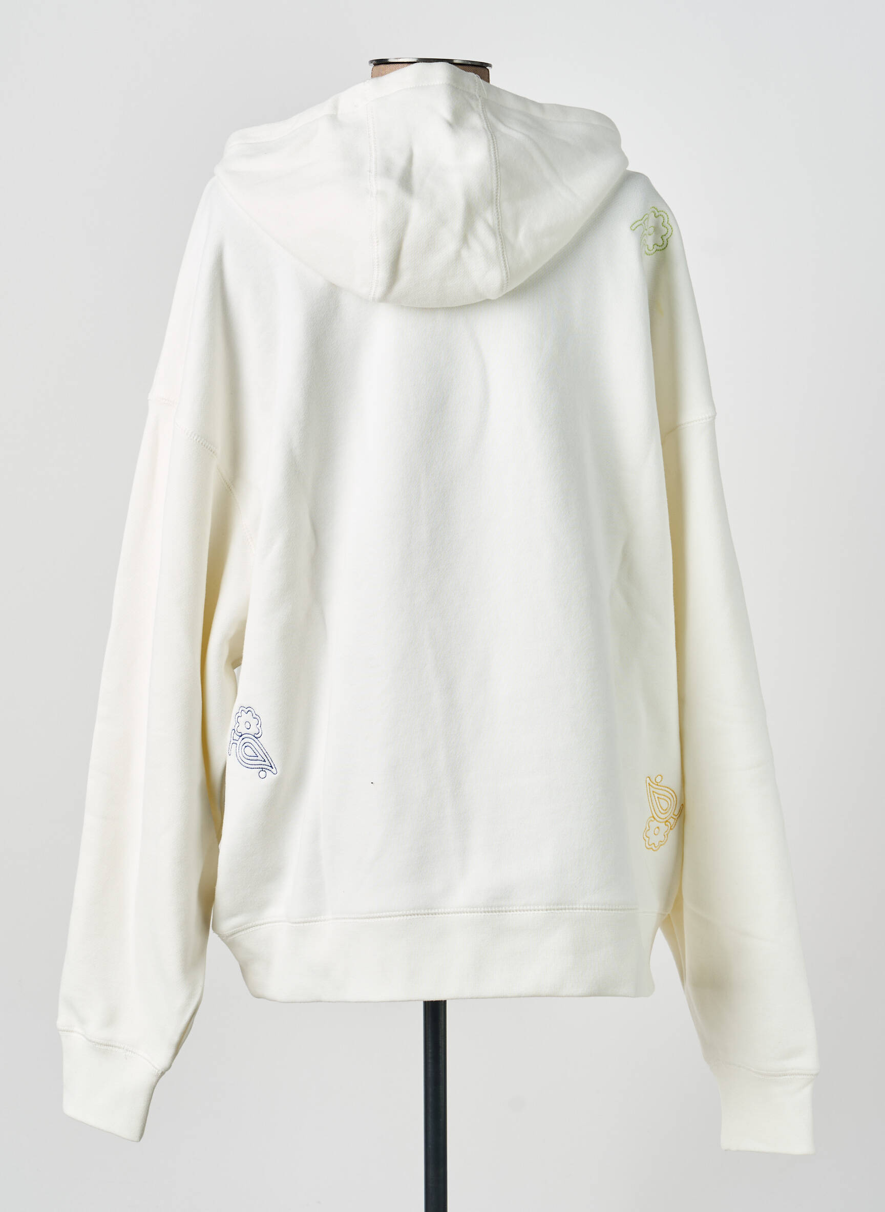 Sweat-shirt à capuche blanc VANS femme
