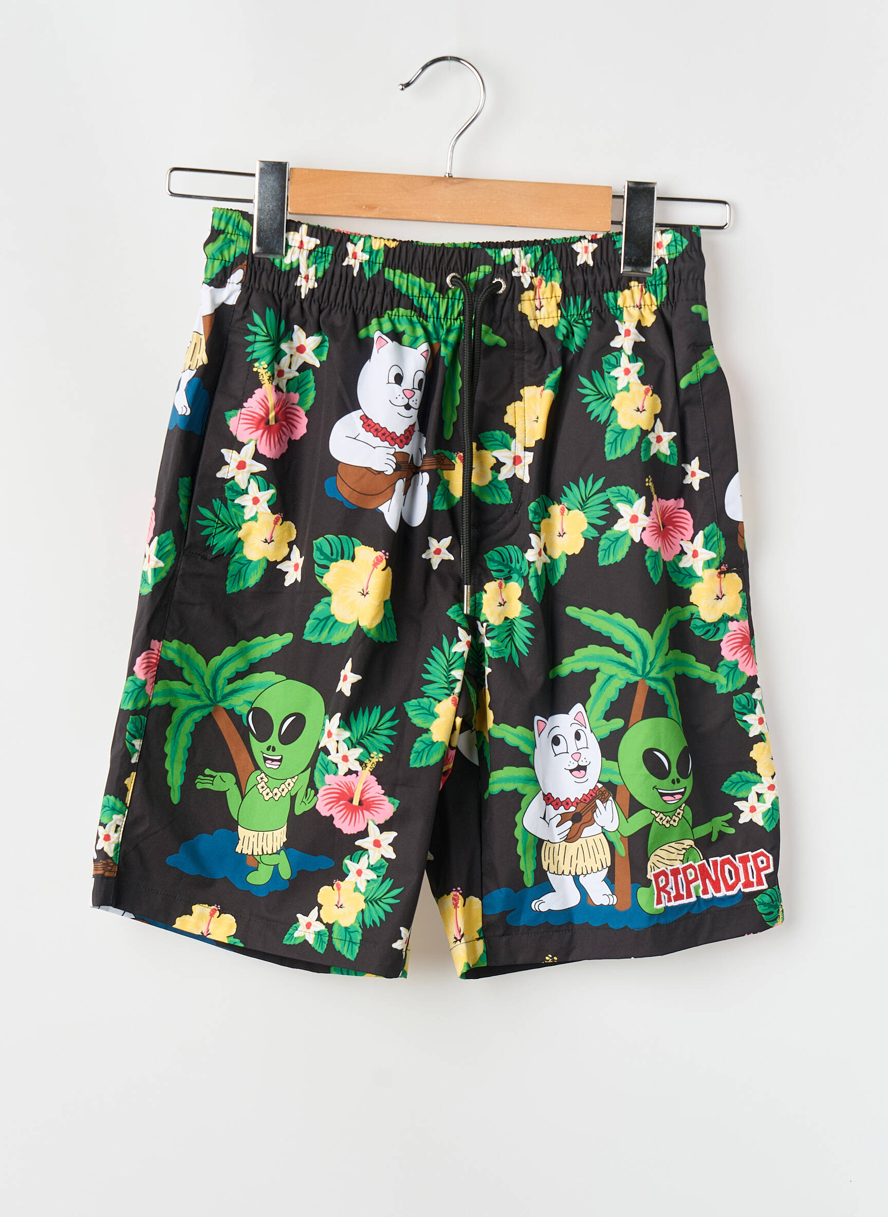 Short de bain noir RIPNDIP homme