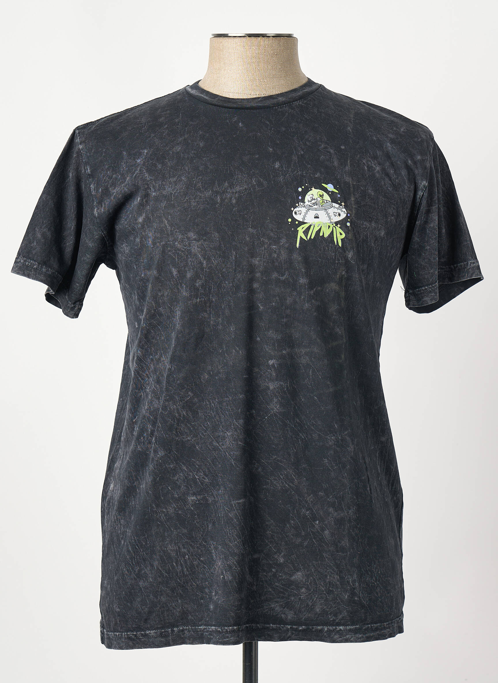 T-shirt noir RIPNDIP homme