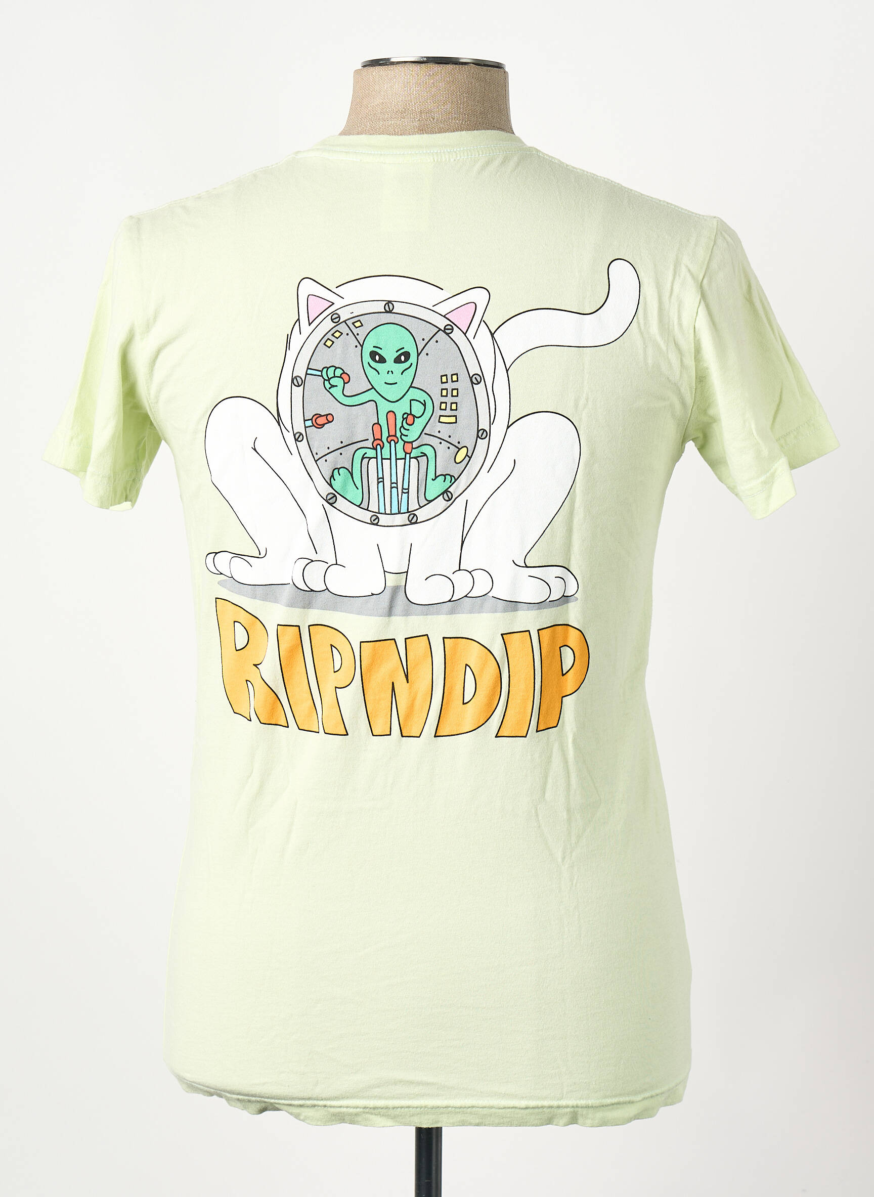 T-shirt vert RIPNDIP homme