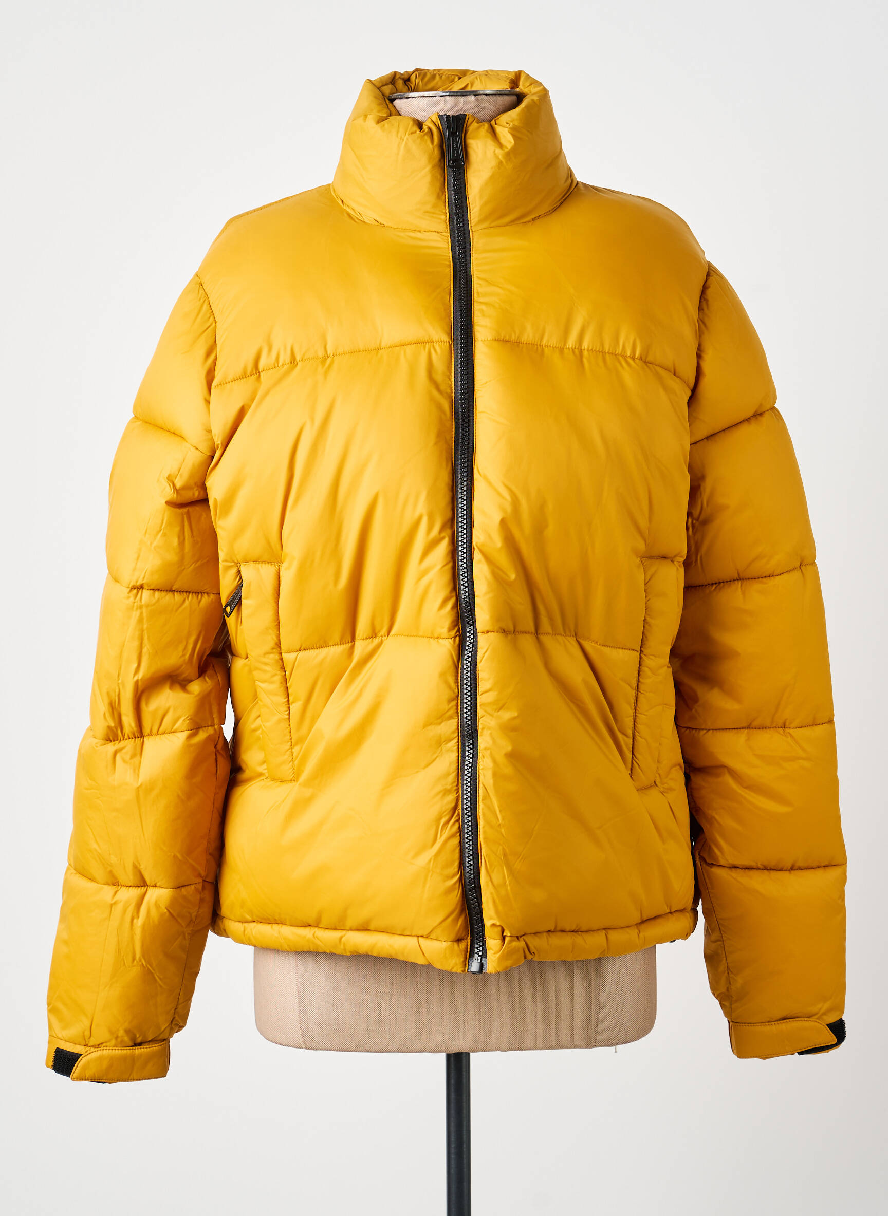 Doudoune jaune SCHOTT femme