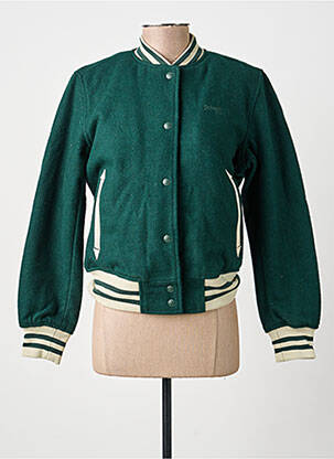 Blouson vert SCHOTT femme