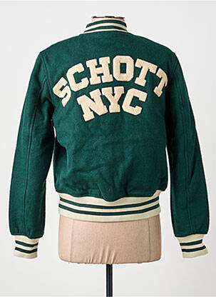 Blouson vert SCHOTT femme
