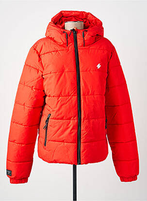 Doudoune rouge SUPERDRY homme