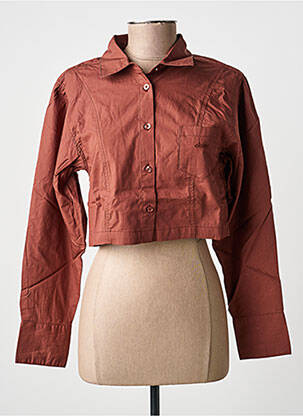 Chemisier marron OBEY femme