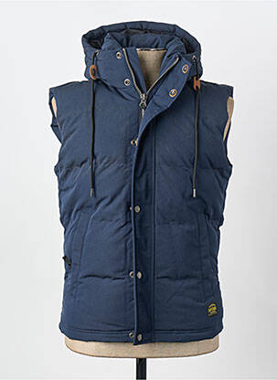 Doudoune bleu SUPERDRY homme