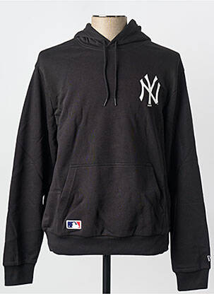 Sweat-shirt à capuche noir NEW ERA homme