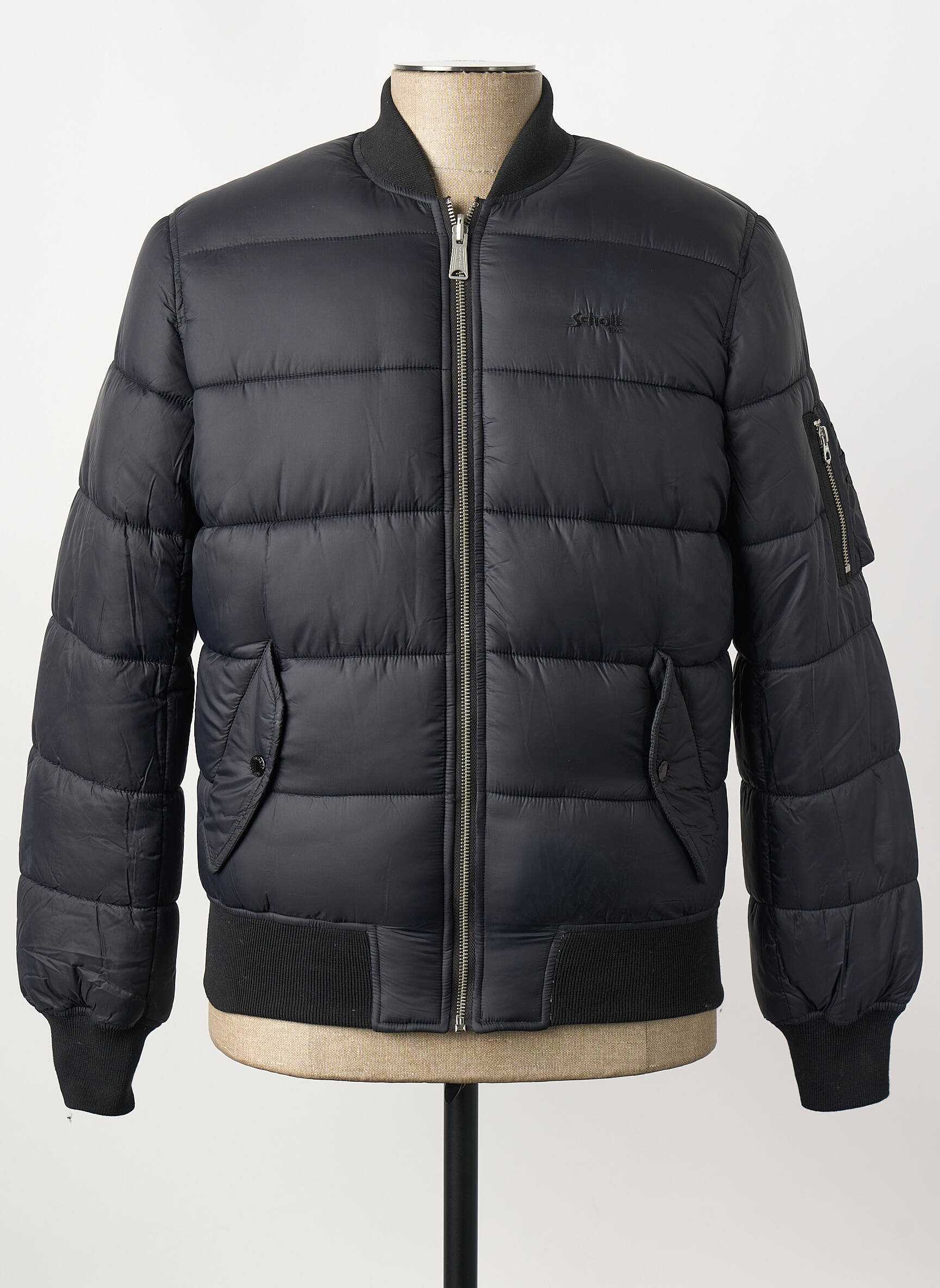 Doudoune noir SCHOTT homme