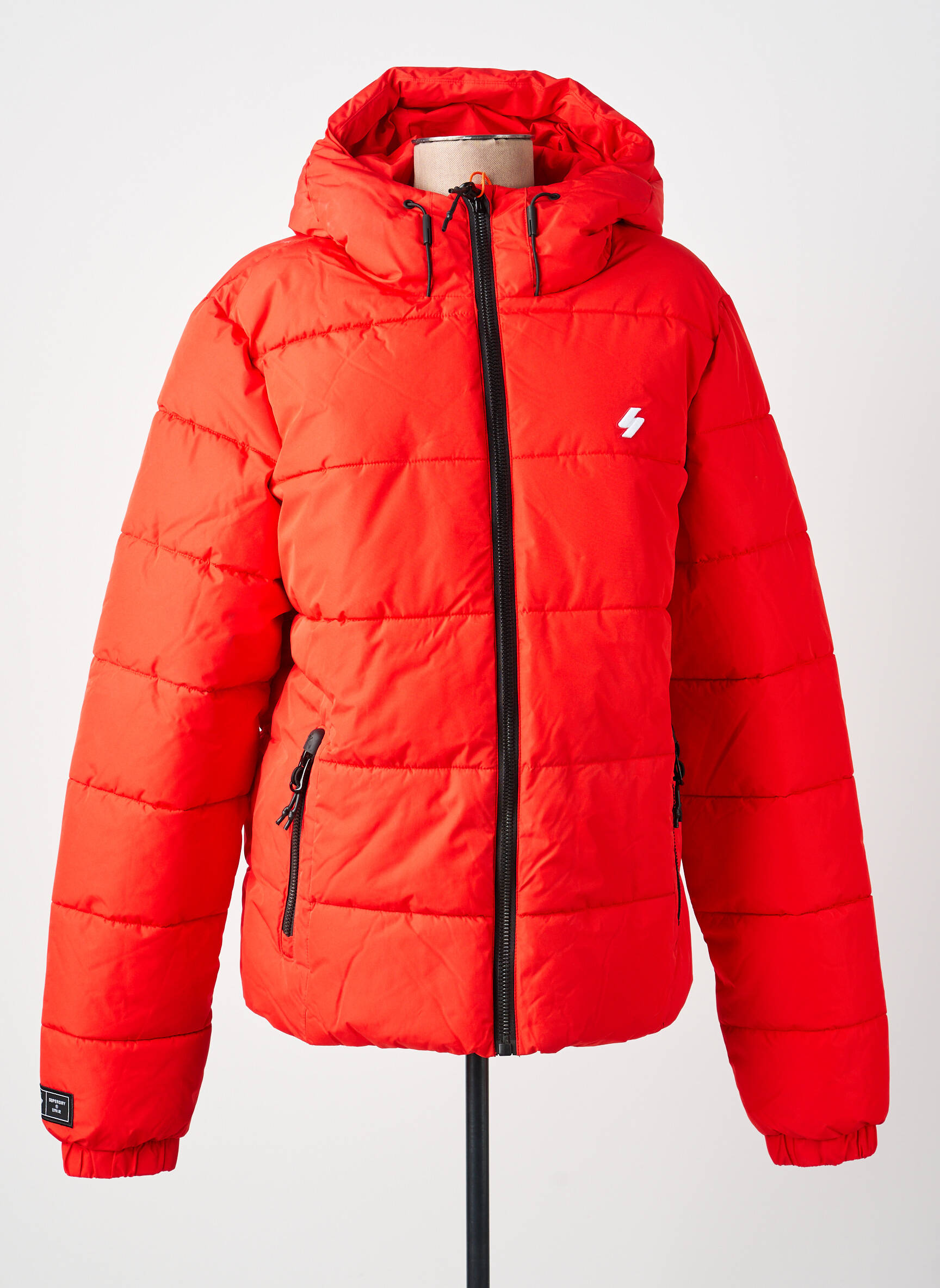 Doudoune rouge SUPERDRY homme