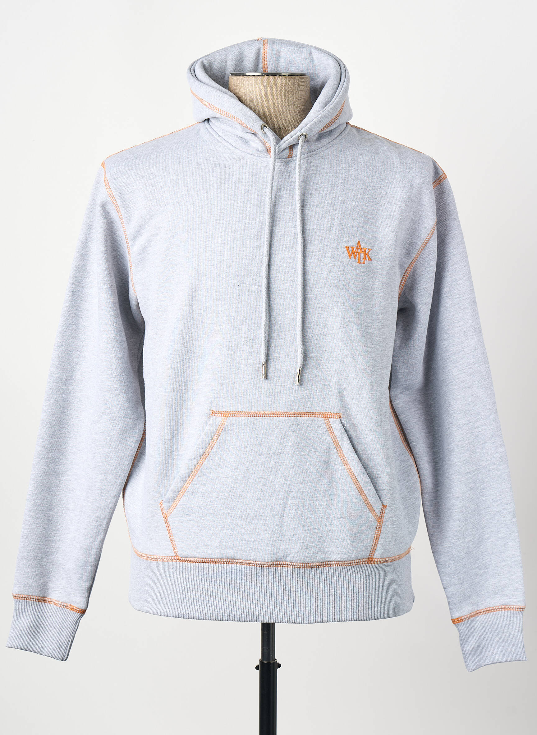 Sweat-shirt gris WALK IN PARIS homme