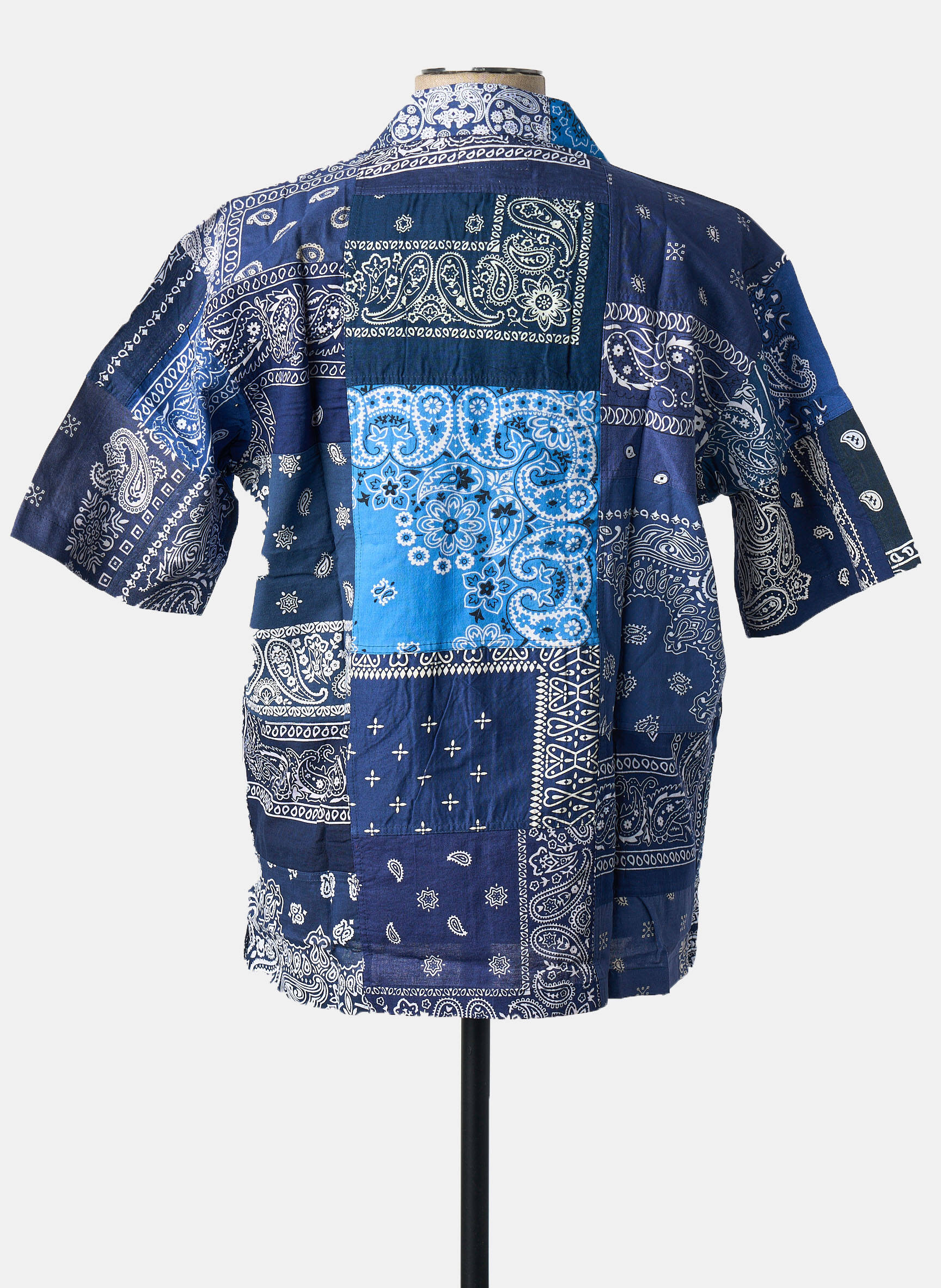 Chemise manches courtes bleu OVERLORD homme