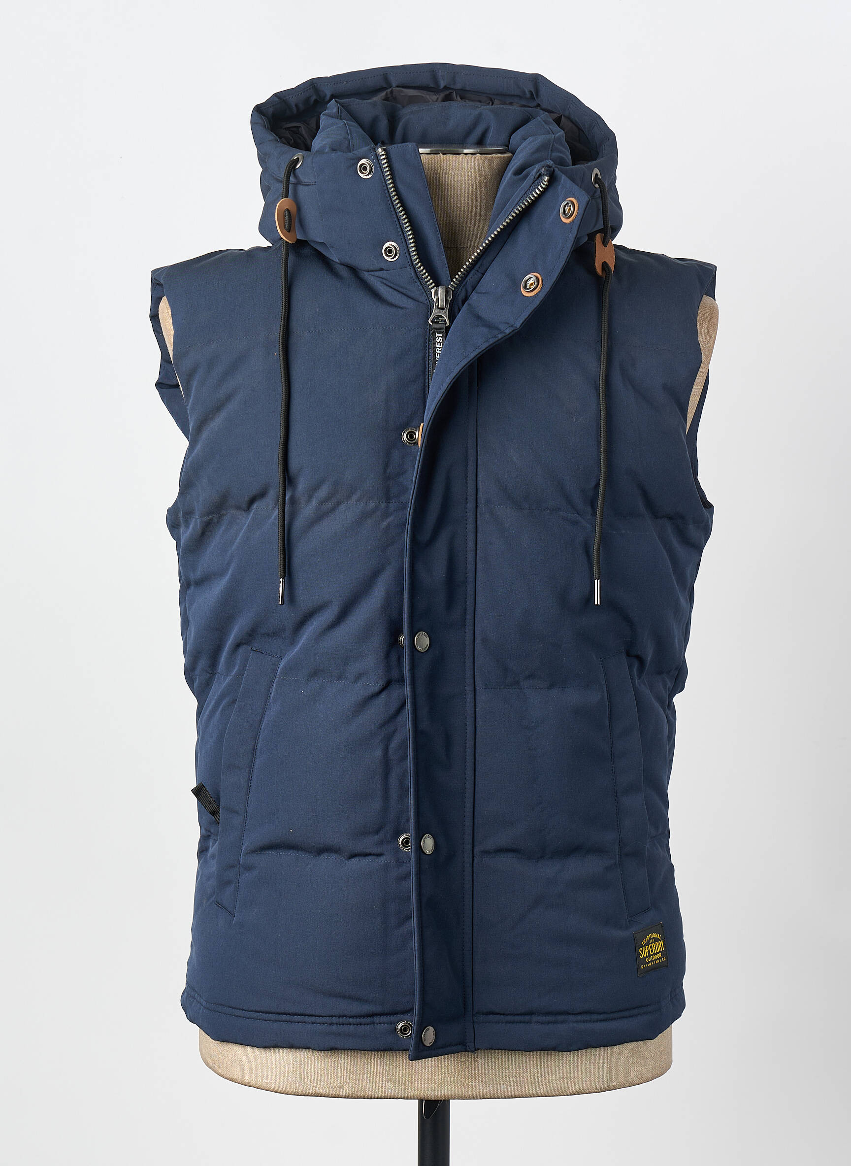 Doudoune bleu SUPERDRY homme