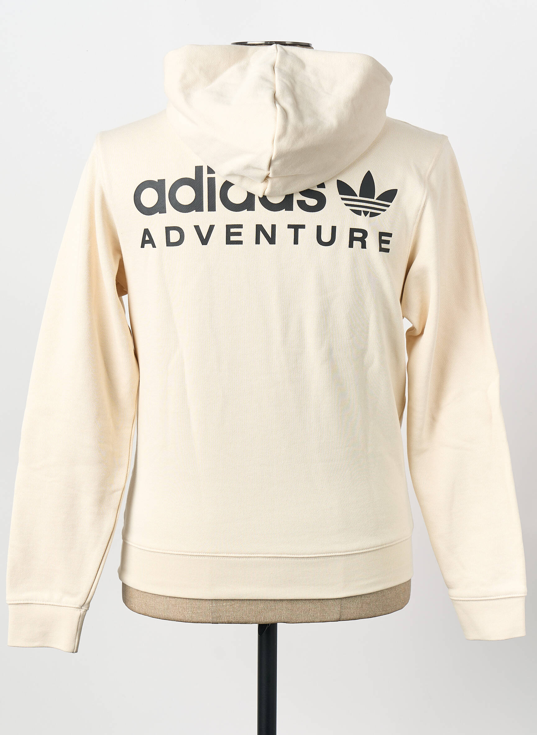 Sweat-shirt à capuche beige ADIDAS homme